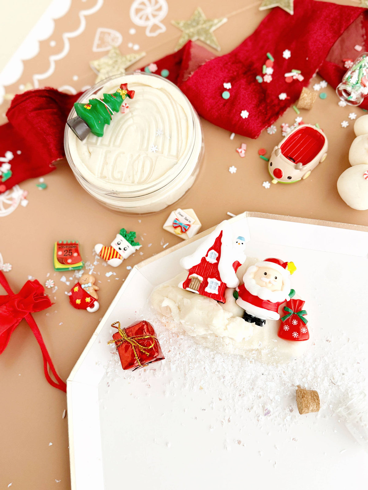 Santa's Cottage (Milk & Cookies) KidDough Play Kit - Caitly
