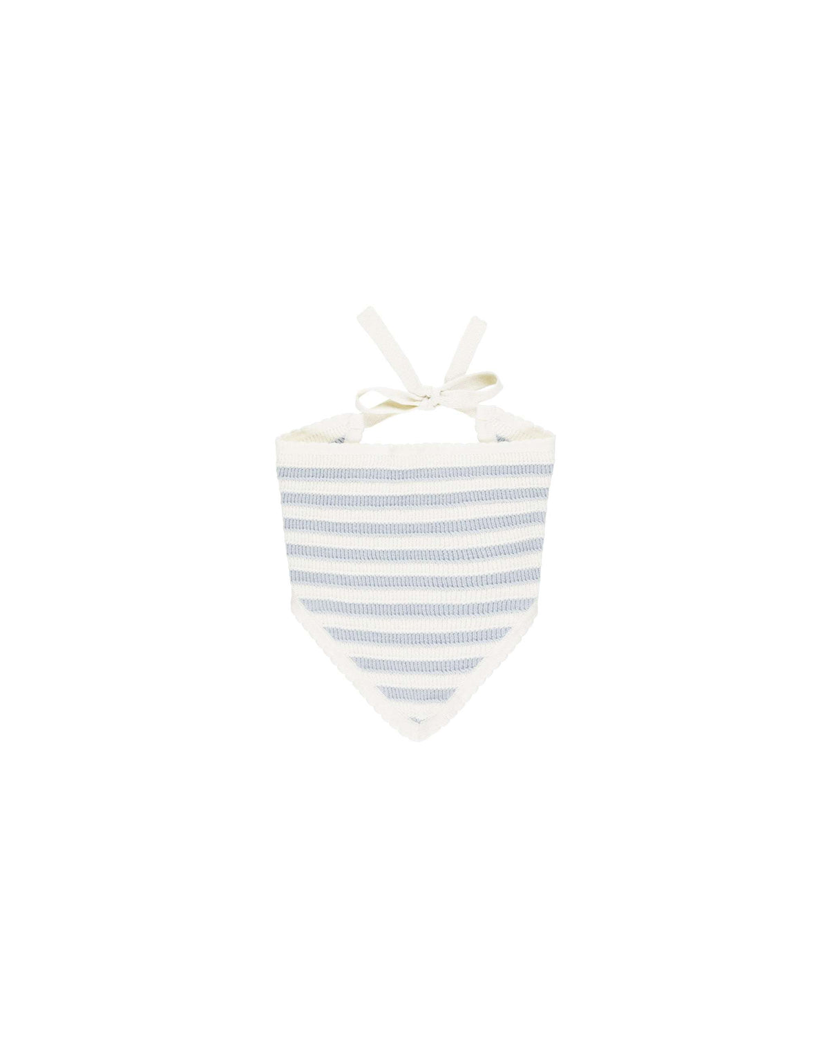 Rylee + Cru Crochet Scarf Headband || Light Blue Stripe - Caitly